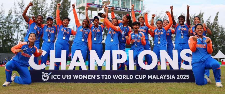 India Wins Second Consecutive Women's U-19 T20 World Cup Title against South Africa