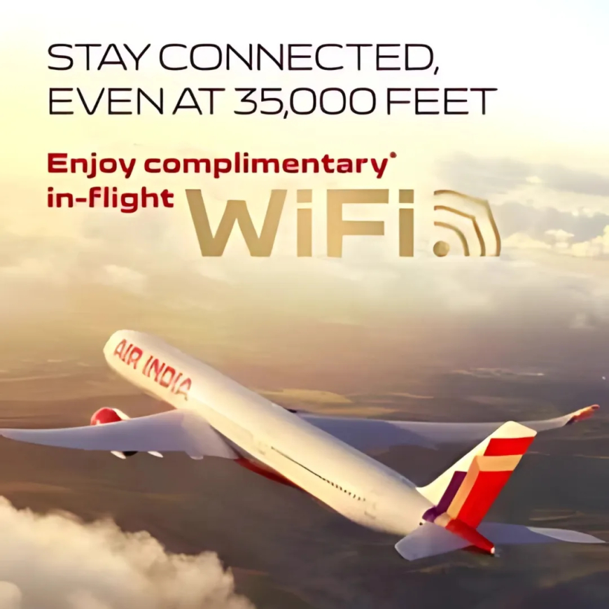 Air India Introduces In-Flight Wi-Fi on Select Domestic Flights