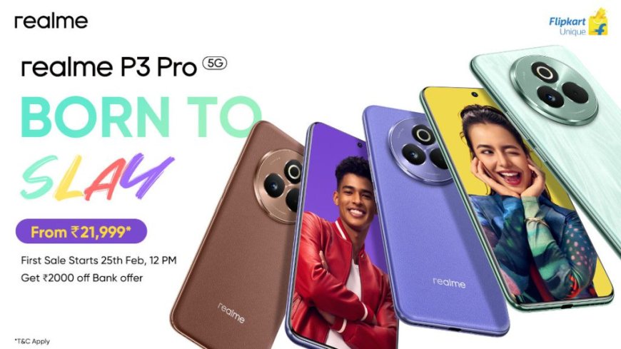 Realme P3 Pro Launched Today at 12PM – Features, Price, and Availability